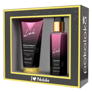 KIT Hidratante Perfumado Loé + Body Splash 60ml Pokoloka