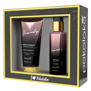 KIT Hidratante Perfumado Scandy + Body Splash 60ml Pokoloka