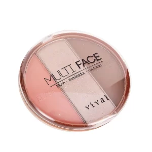 BLUSH/ ILUMINADOR/ CONTORNO MULTIFACE 31G VIVAI