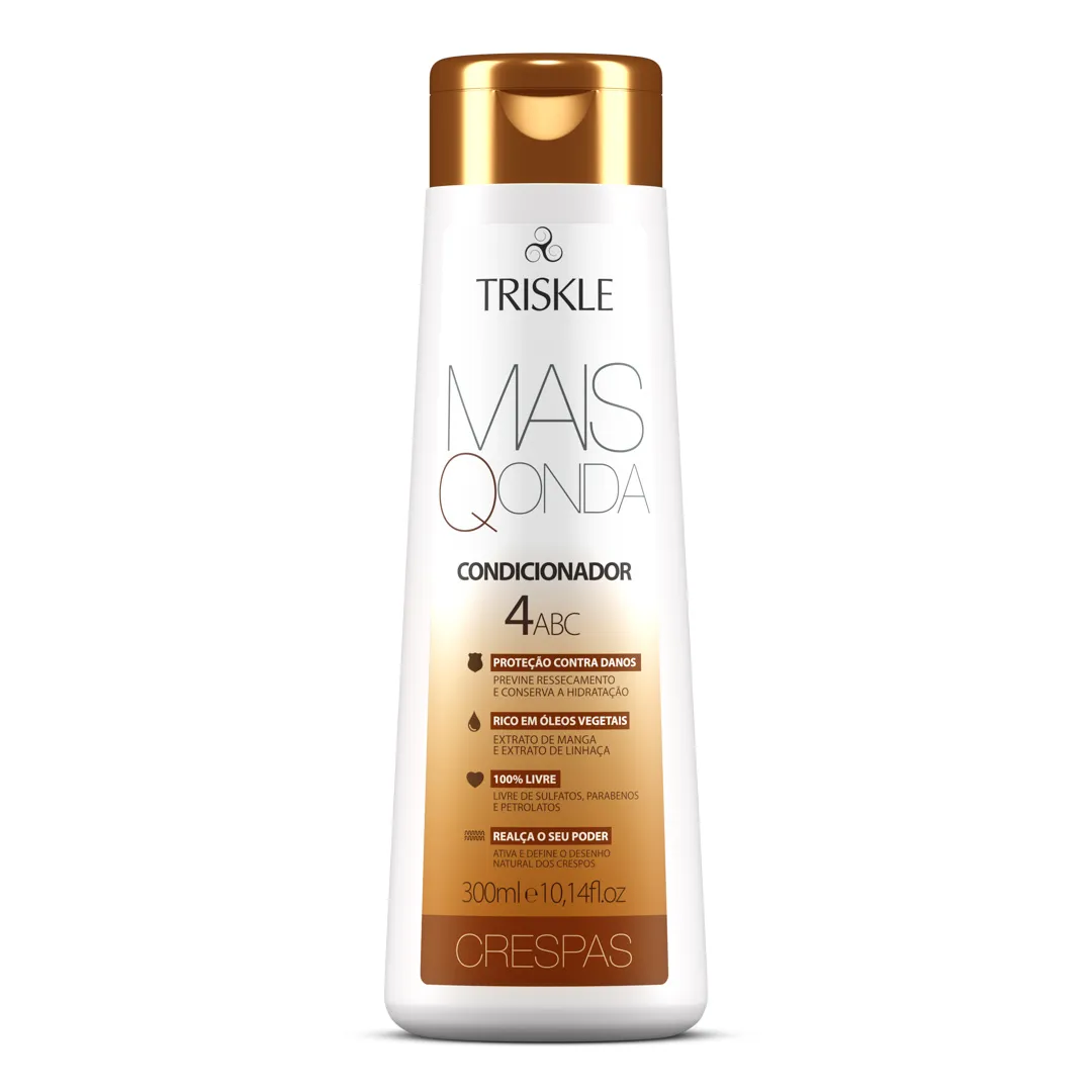 Condicionador Triskle Mais Q Onda Crespas 300ml