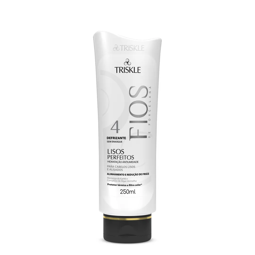 Defrizante Lisos Perfeitos Triskle Fios de Porcelana 250ml
