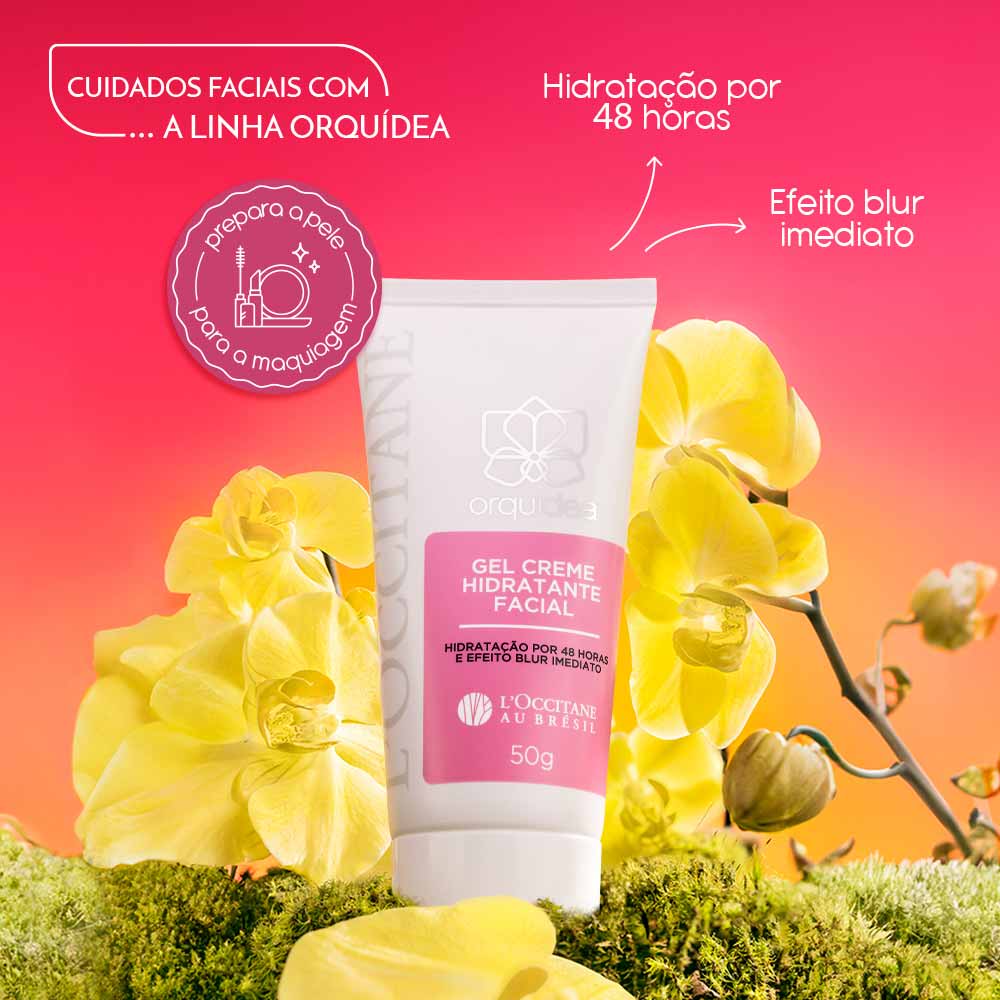 GEL CREME HIDRATANTE FACIAL ORQUÍDEA L'OCCITANE 50ML - Imagem 2