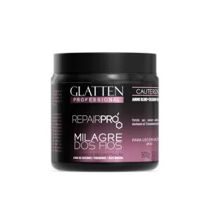 Mascará Reconstrução Glatten Milagre dos Fios RepairPró 500g