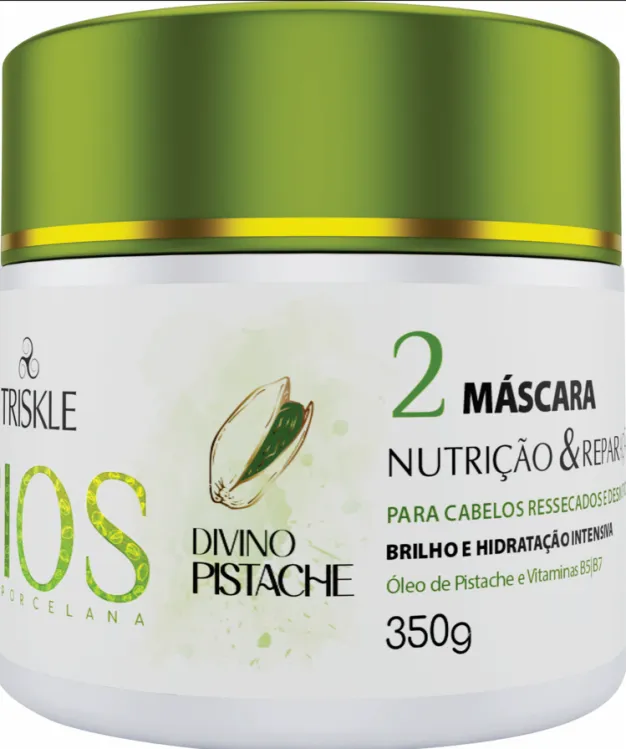 Máscara Nutrição e Reparação Triskle Divino Pistache 350g