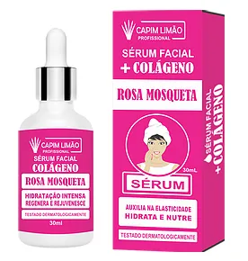 Sérum Facial Rosa Mosqueta Capim Limão 30ml