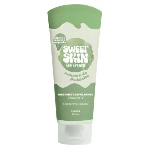 Sabonete Esfoliante Dailus Sweet Skin Ice Cream Mousse de Pistache 200ml