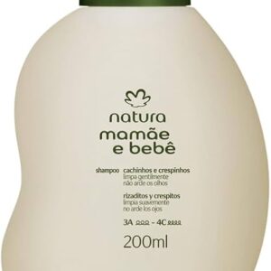 Shampoo Natura Mamãe Bebê cachos e crespos 200ml