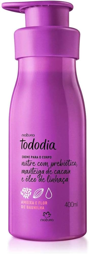 Creme Hidratante Natura Tododia Ameixa e Flor de Baunilha 400ml