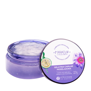 Gelatina Capilar Modeladora L'Occitane Cabeleira Brasileira Maracujá 227g