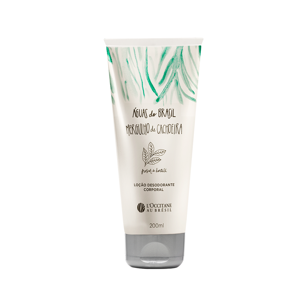 Loção Desodorante Corporal L'Occitane Águas do Brasil - Mergulho de Cachoeira 200ml