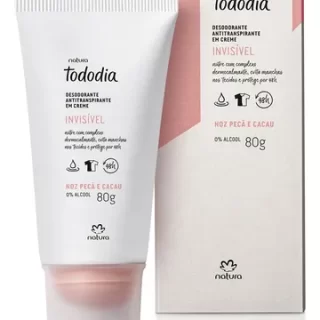 Desodorante Antitranspirante em Creme Natura Tododia Noz Pecã e Cacau 80g